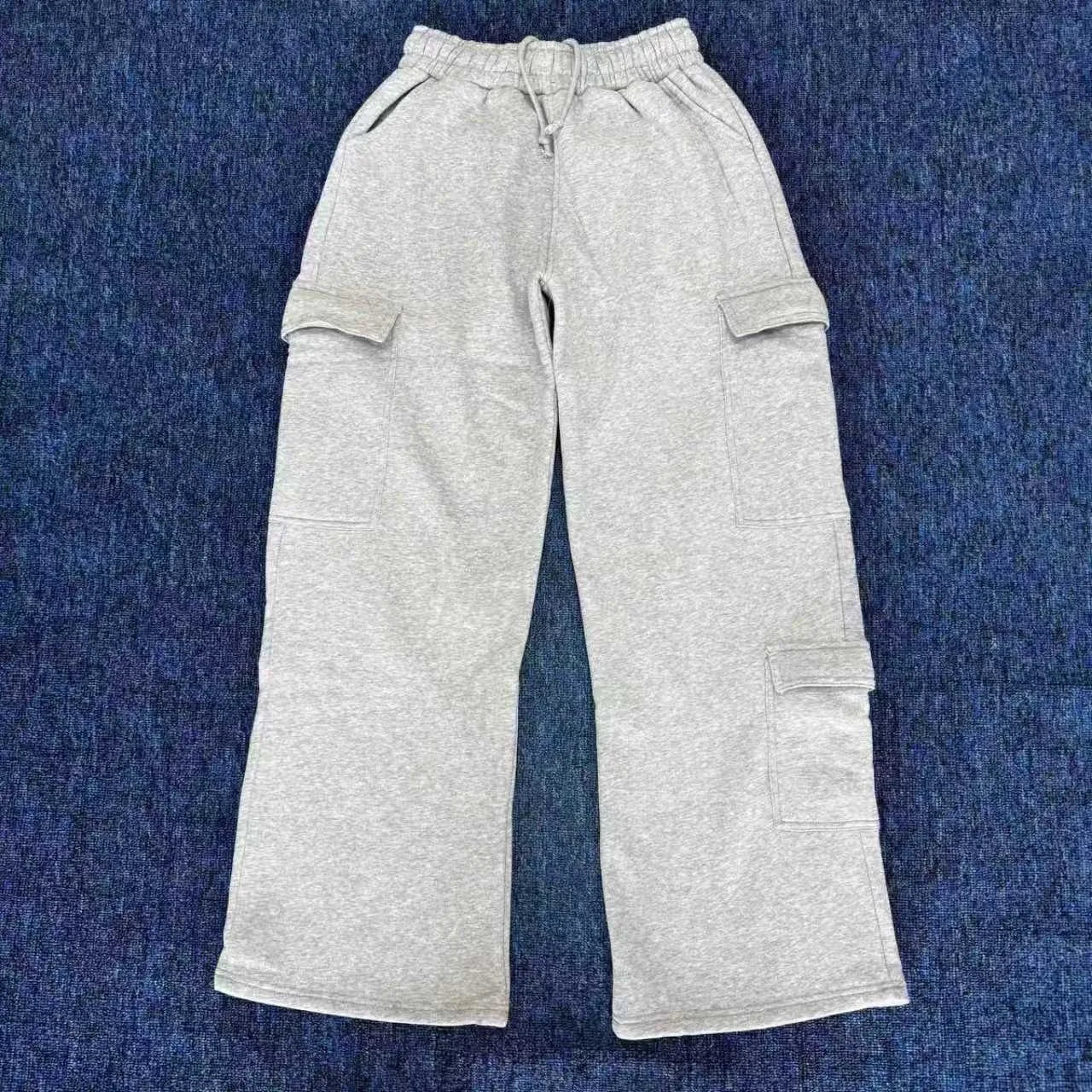 Pantalon Femme Spring Summer Pocket Versatile Commuting Casual Personality Trousers Women's Straight Casual Solid Color Trousers