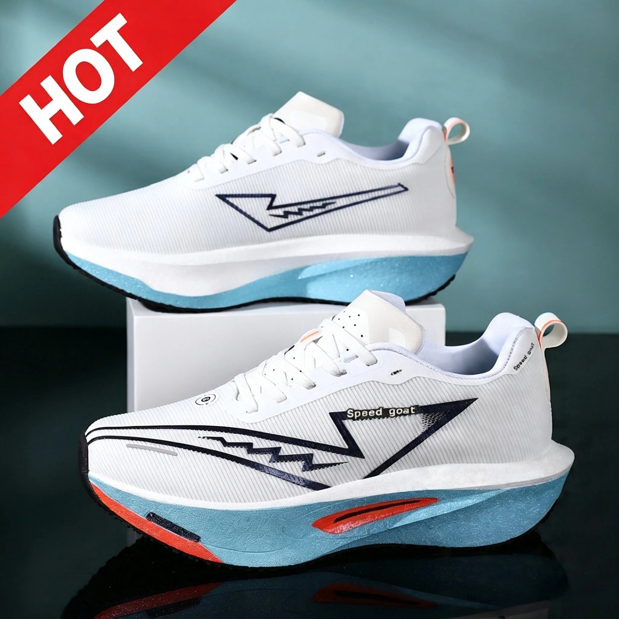 New Four-Season Versatile Non-Slip Shock-Absorbing Technology Carbon Plate Sports Casual Shoes Running Shoes Fitness Shoes Unise